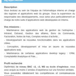 Application mobile Android & IOS, de mise en relation, de recherche et publication d'offres d'emploi